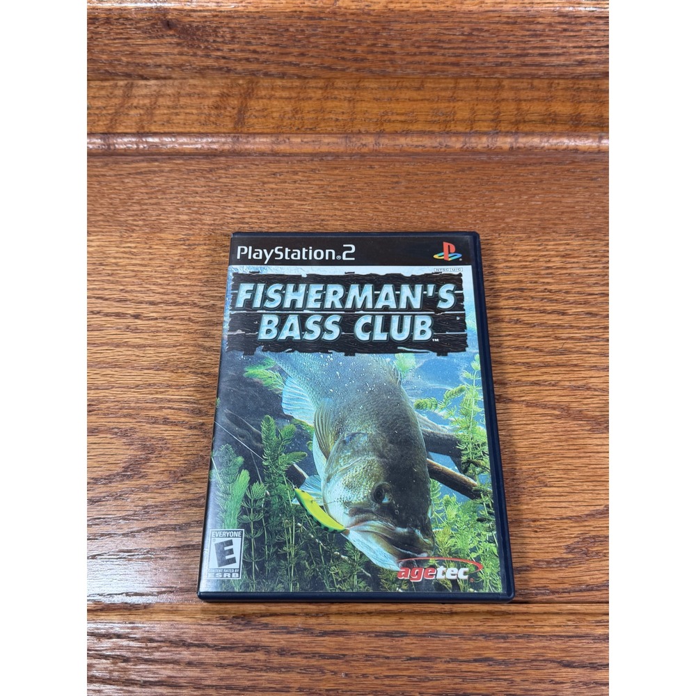 Fisherman's Bass Club Sony PlayStation 2 PS2 Game CIB Agetec 2002 Fishing